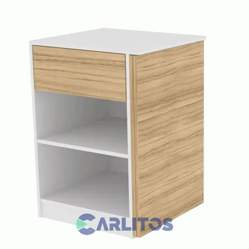 Escritorio Plegable Fiplasto ES1007 Coco y Blanco