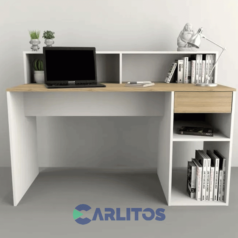 Escritorio Con Repisa Tables Olmo Finlandes-Everest