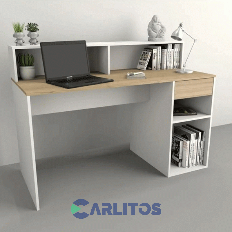 Escritorio Con Repisa Tables Olmo Finlandes-Everest