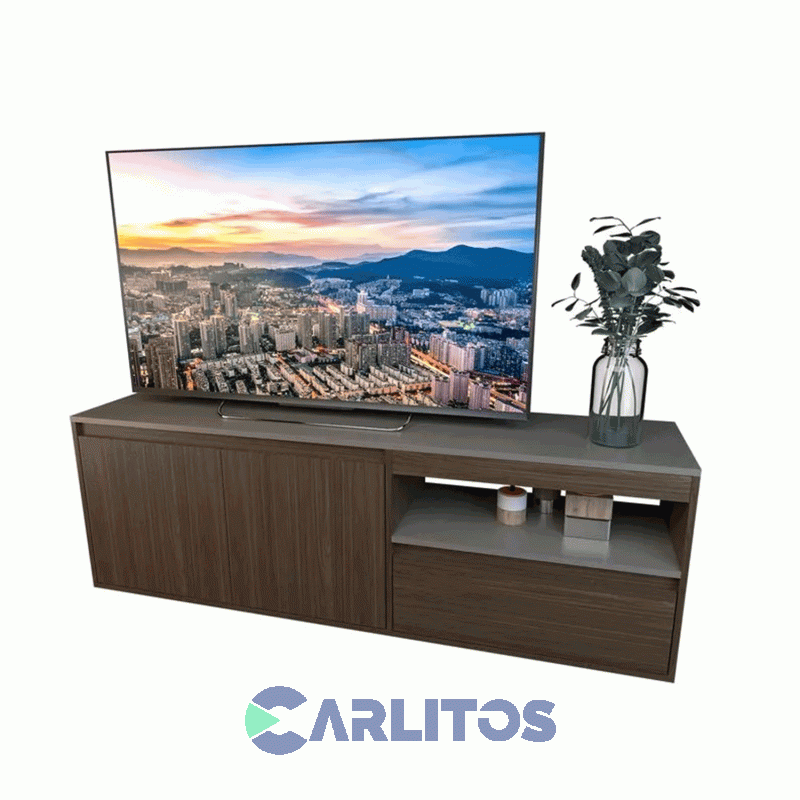 Rack Tv Tables Terrae 1.54 Mts Tables Cng-Nogal-Gris