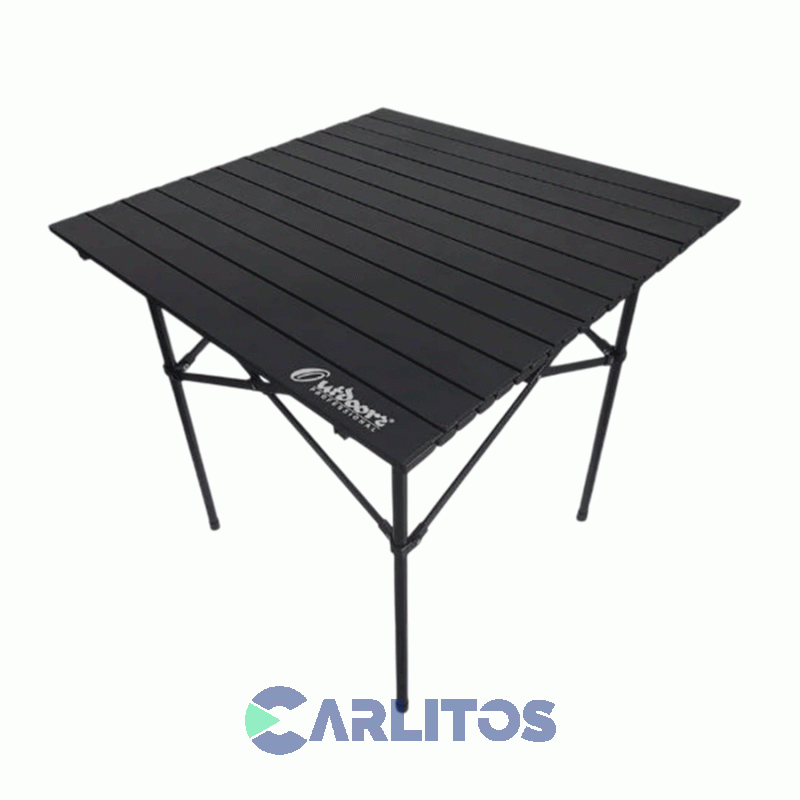 Mesa Enrollable Outdoors Multiuso Con Estructura De Aluminio 1013