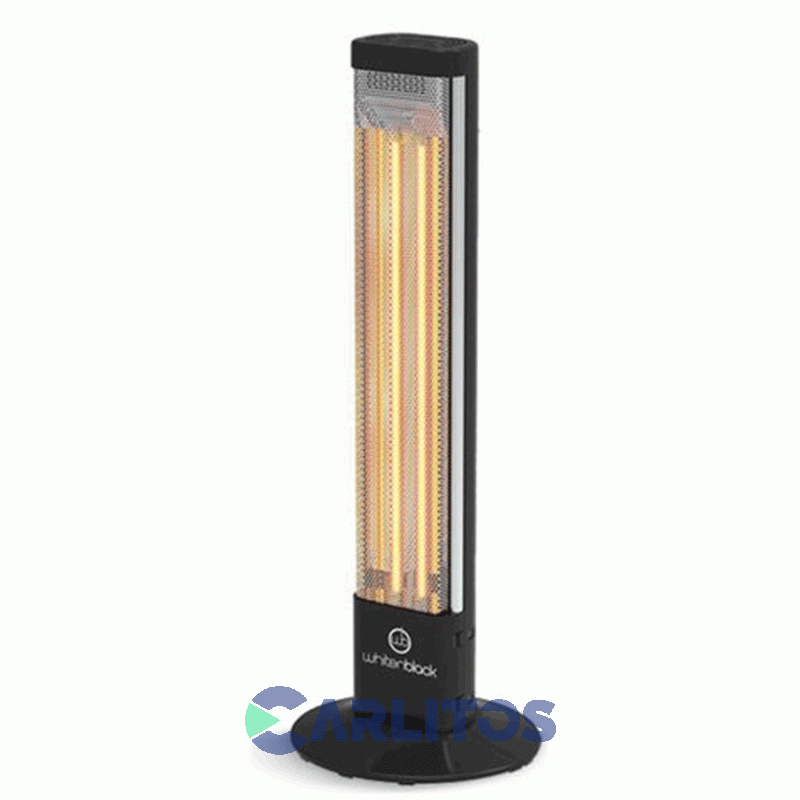 Estufa Infrarrojo Whitenblack 600/1200 Watts Wbcvwb04