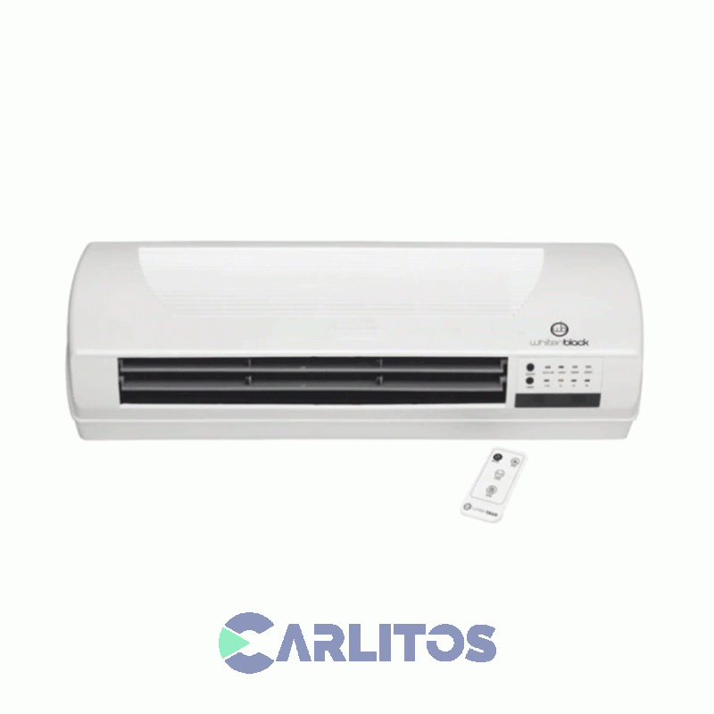 Caloventor De Pared Whitenblack Tipo Split 2000 Watts Wbcpwb01