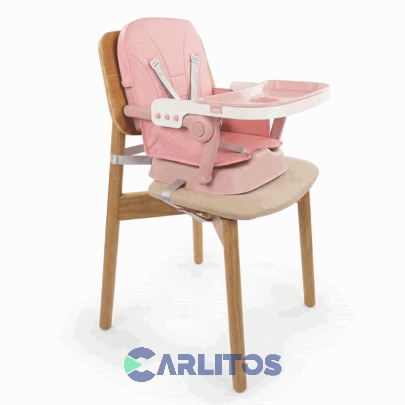 Silla De Comer Bebesit Convertible Booster 6230-b Rosa