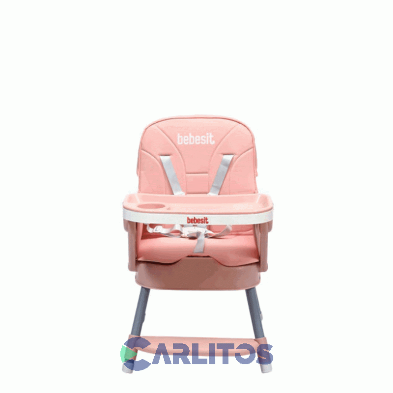 Silla De Comer Bebesit Convertible Booster 6230-b Rosa