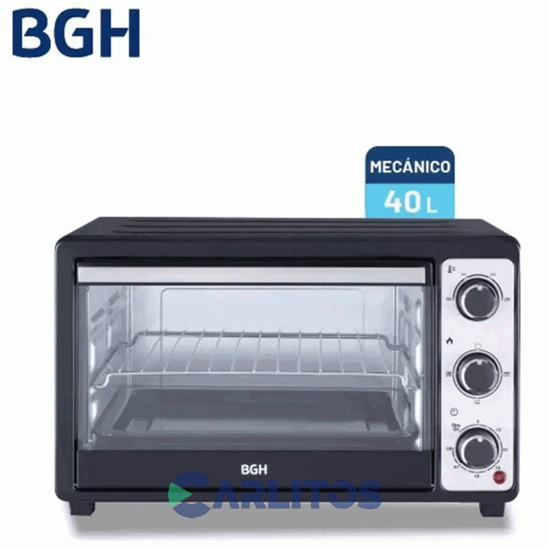 Horno Electrico Bgh Grill 40 Litros Duo Bhe40m25i