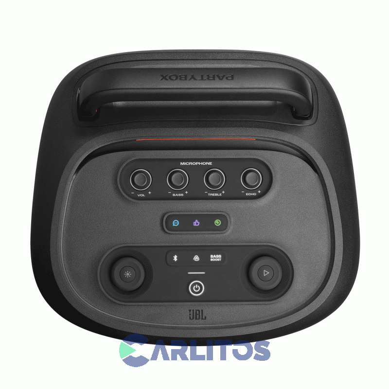 Parlante Torre Jbl Con Bluetooth Y Bateria 400 Watts Rms Partybox 520 Negro