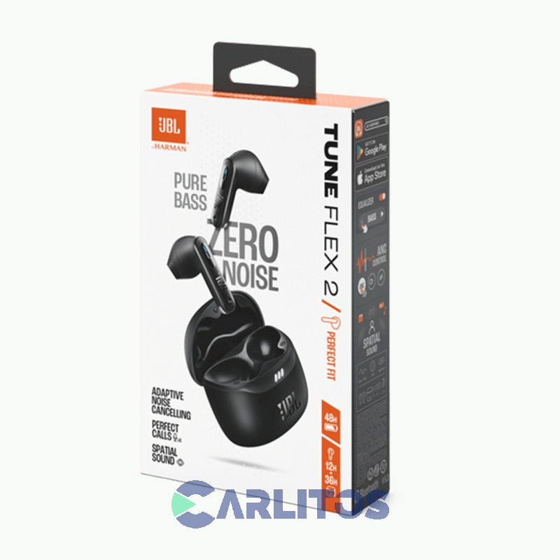 Auricular Con Bluetooth Tune Flex 2 Jbl Jbltflex2blk Negro