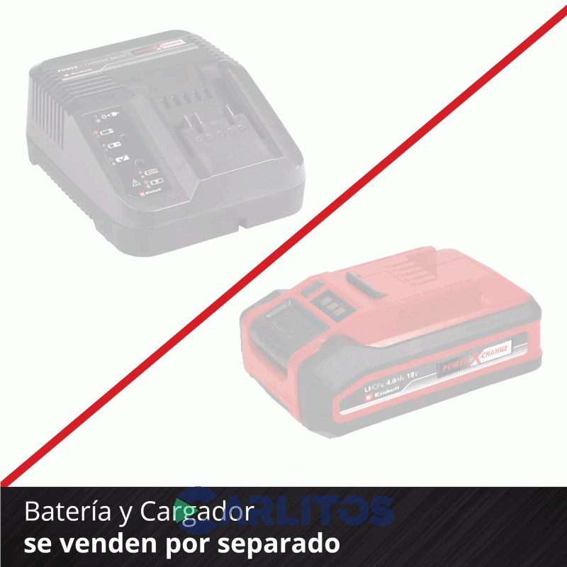 Taladro  Atornillador Einhell Inalambrico 18 V De Impacto 2900 Rpm 4510034 Te-Ci 18/1 Li-Solo
