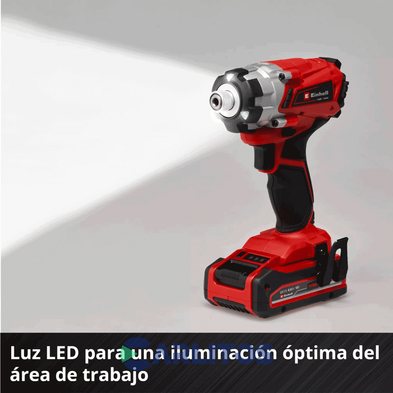 Taladro  Atornillador Einhell Inalambrico 18 V De Impacto 2900 Rpm 4510034 Te-Ci 18/1 Li-Solo