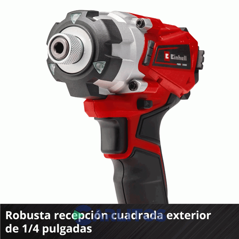 Taladro  Atornillador Einhell Inalambrico 18 V De Impacto 2900 Rpm 4510034 Te-Ci 18/1 Li-Solo