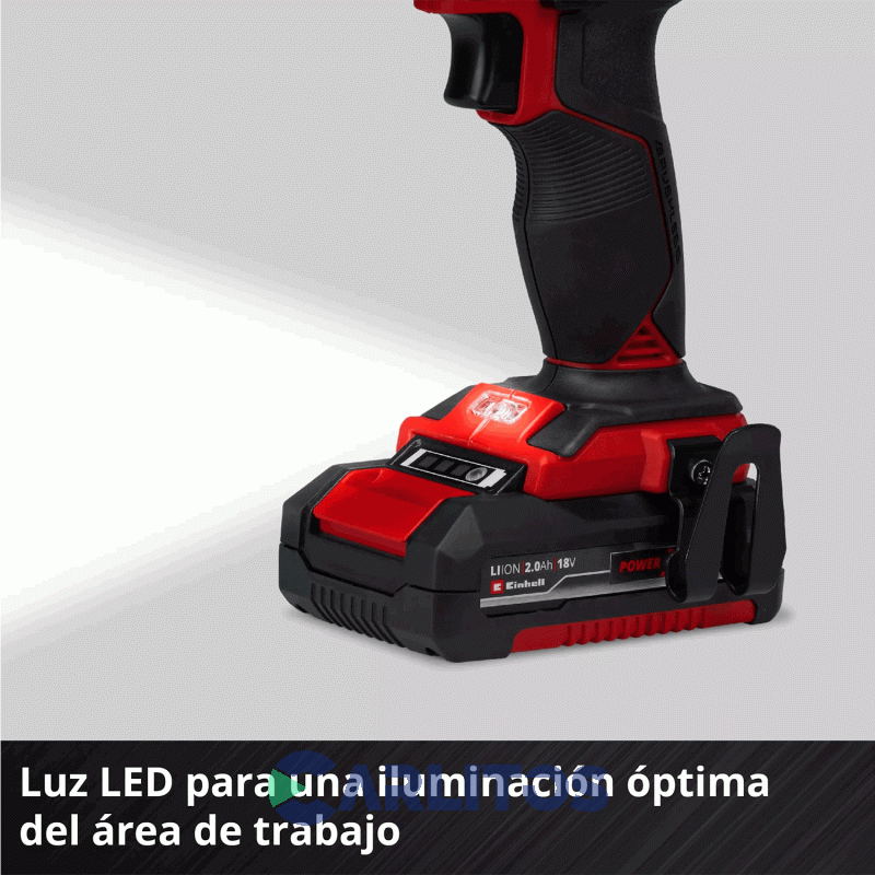 Taladro Atornillador Einhell 13 Mm Inalambrico 18 V 451421 Tp-Cd 18/60 Li-I Bl (1 X 2.0Ah)