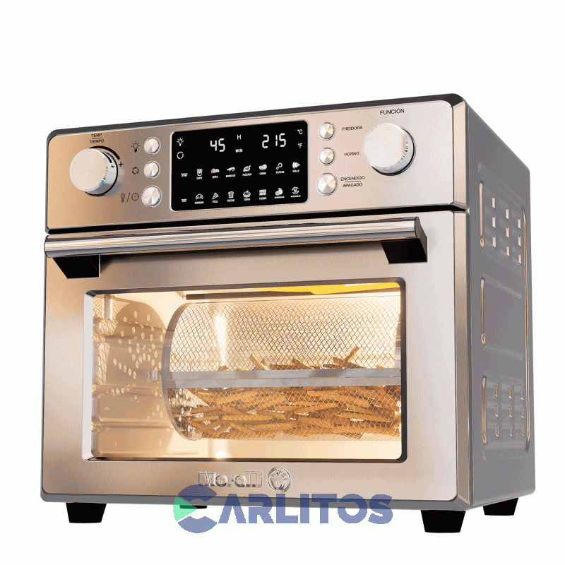 Horno Electrico Morelli Con Freidora 25 Litros Bari 700100