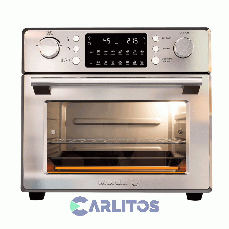 Horno Electrico Morelli Con Freidora 25 Litros Bari 700100