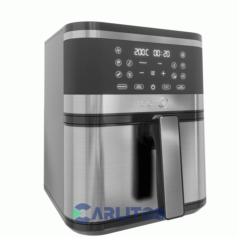 Freidora De Aire Morelli Fryer Digital Acero Inoxidable Fritello 700500