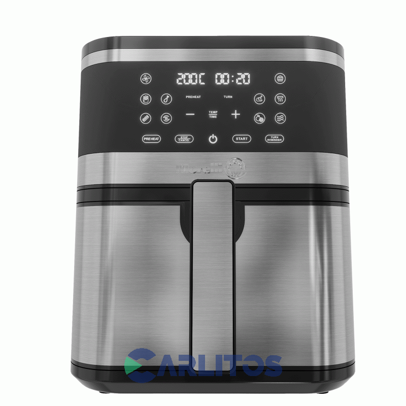 Freidora De Aire Morelli Fryer Digital Acero Inoxidable Fritello 700500