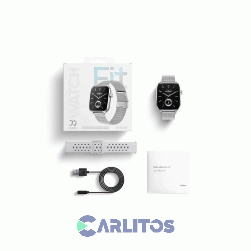 Reloj Inteligente Mibro Smart Watch Fit 187-82248 Plateado