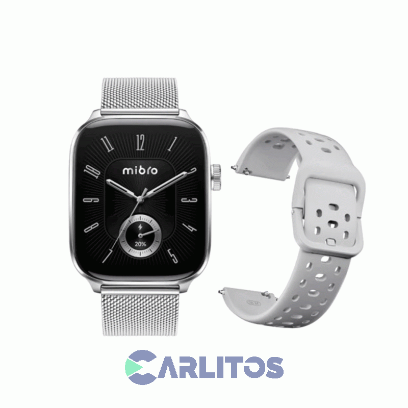 Reloj Inteligente Mibro Smart Watch Fit 187-82248 Plateado