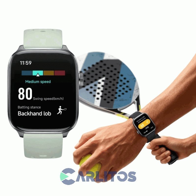 Reloj Inteligente Mibro Smart Watch Fit 187-82248 Plateado