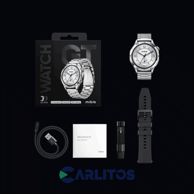 Reloj Inteligente Mibro Smart Watch Gt 187-80916 Plateado