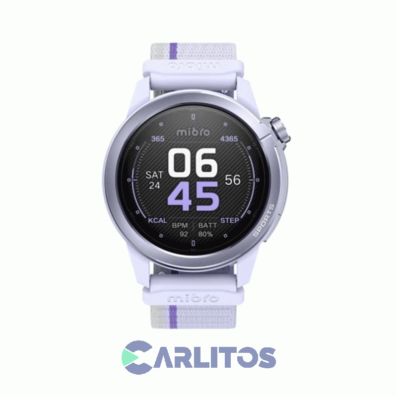 Reloj Inteligente Mibro Smart Watch Gs Active 2 187-81333 Lila
