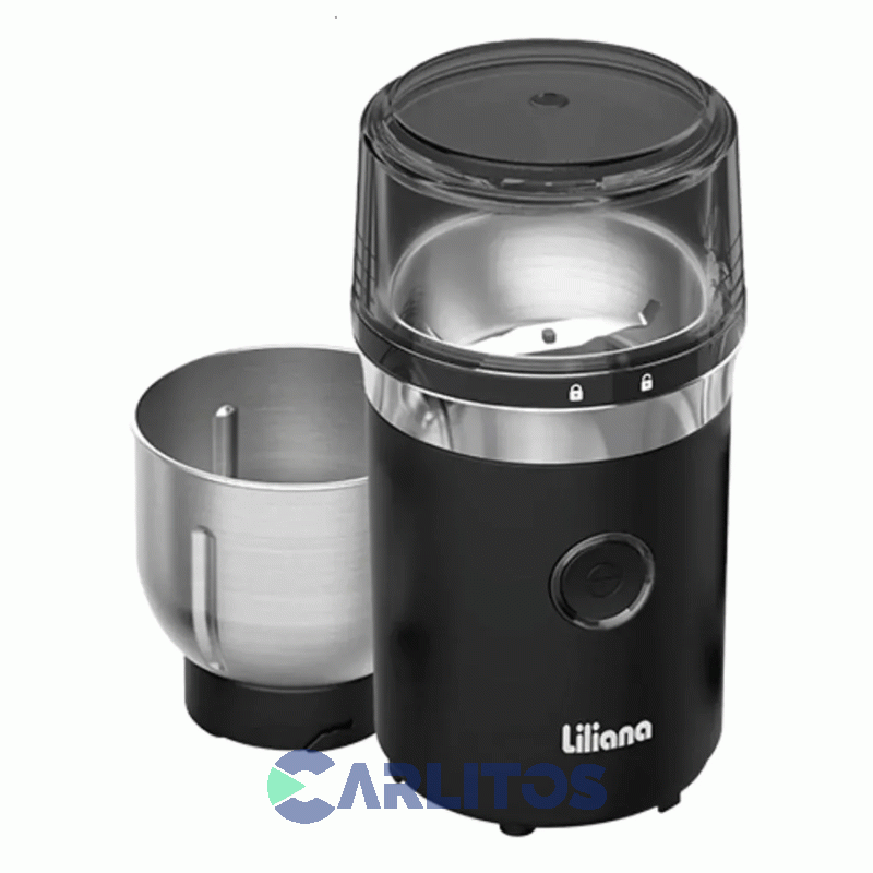 Molinillo De Cafe Liliana Acero Inoxidable 200 Watts ax901 Negro