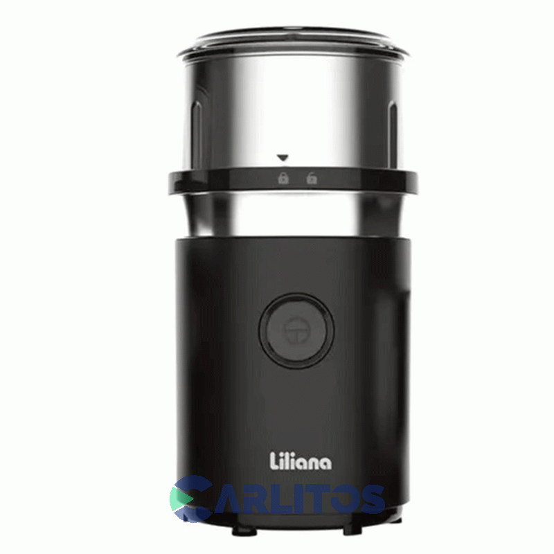 Molinillo De Cafe Liliana Acero Inoxidable 200 Watts ax901 Negro