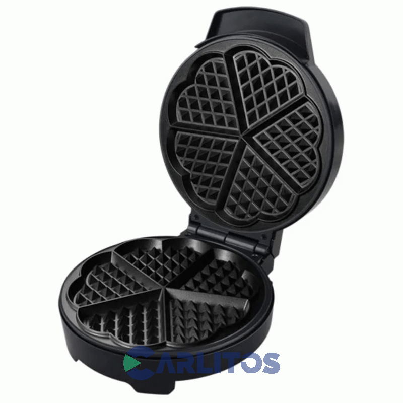 Wafflera Electrica Liliana Redonda Negra Aw932