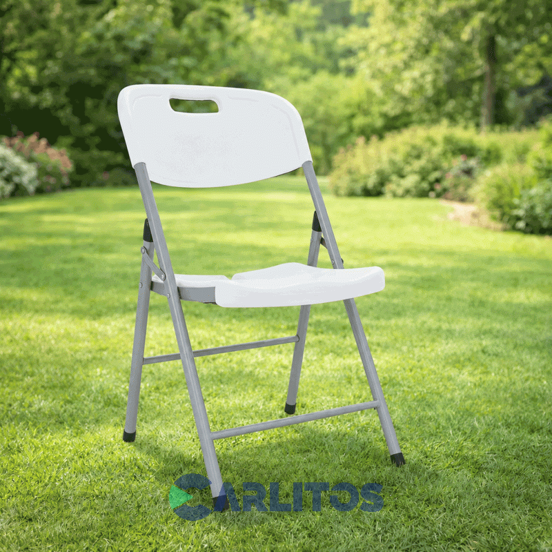 Silla Plegable Paris Garden Life Blanca T410000