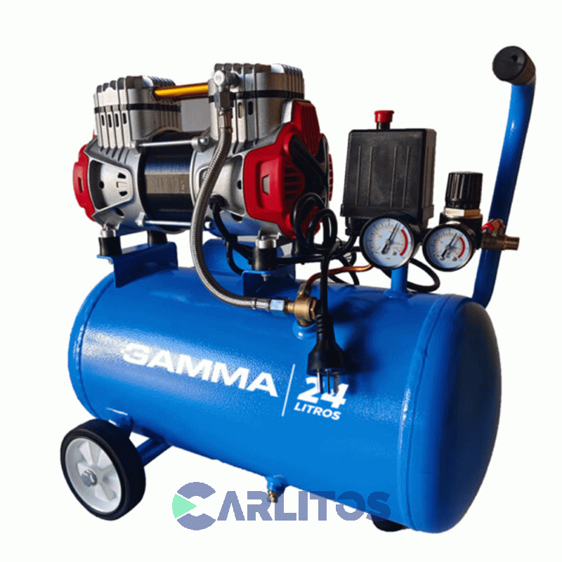 Compresor De Aire Gamma 24 Litros - 1.5 HP G2860ar