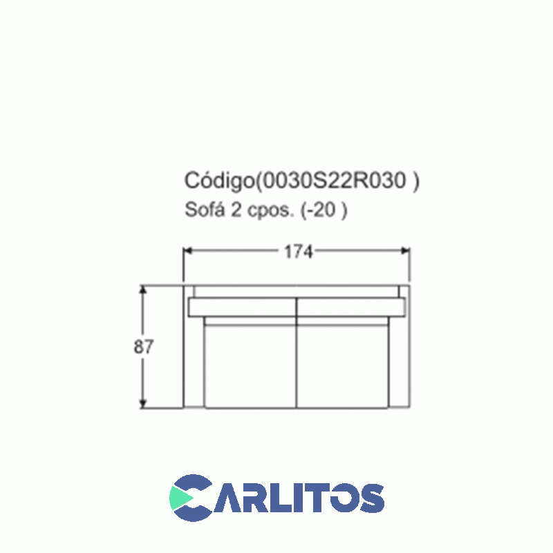 Sofa Missana Frontera Linving 3 Cuerpos Grupo 3