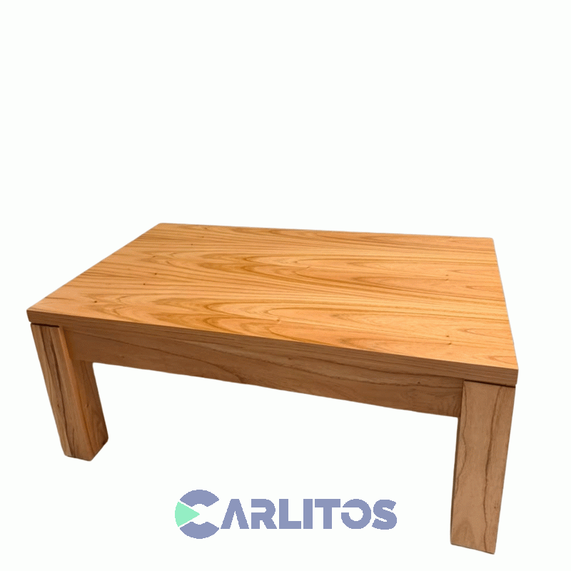 Mesa Ratona Rayces Rectangular 1.00 Mts X 0.60 Mts Cod: 527 Paraiso Lustre Natural
