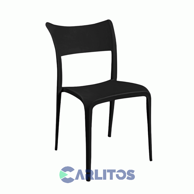 Silla Verona Polipropileno Unican Negro