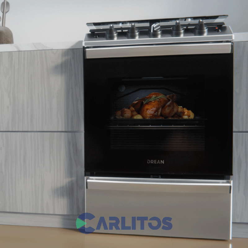 Cocina a Gas Drean 56 CM-4 Air Fryer Acero Inoxidable Cd5617aI0