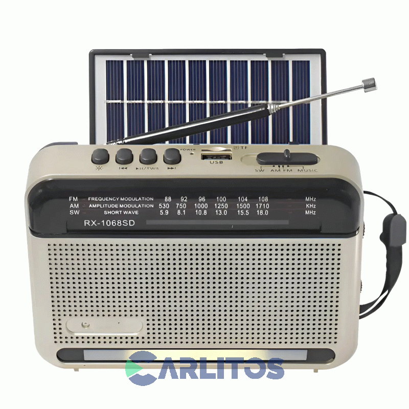 Radio Portatil Daihatsu  Am/Fm Analogica Carga Solar D-rp60pro