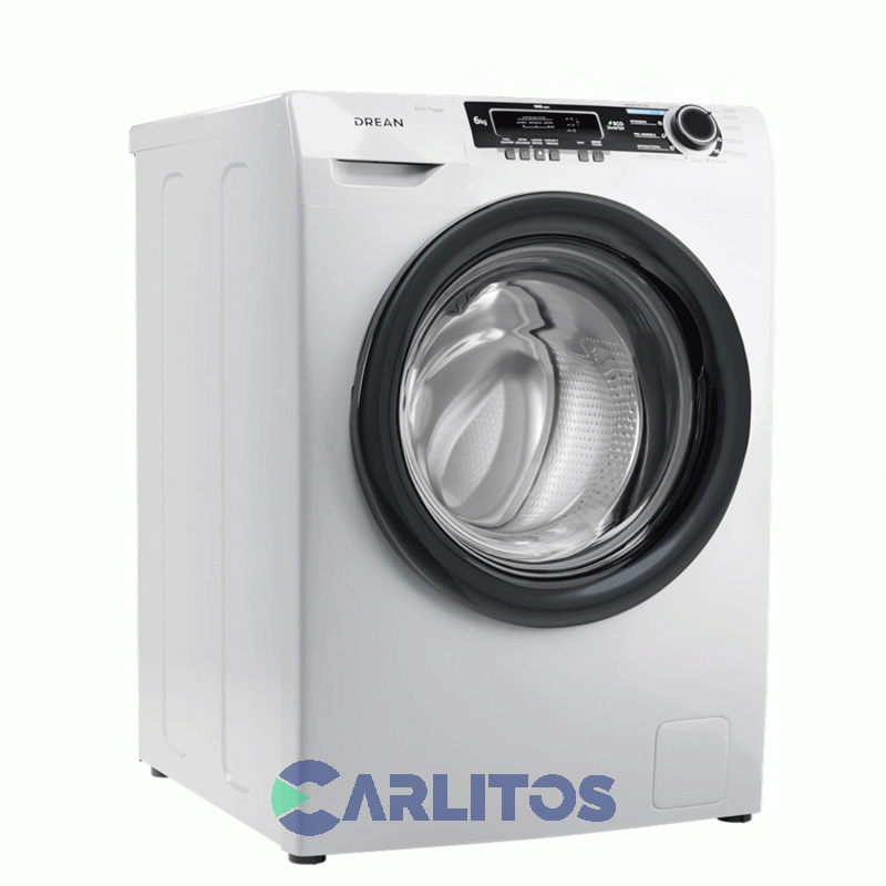 Lavarropa Carga Frontal Drean 6 KG 900 RPM Inverter Blanco Lcfdr0609lb0