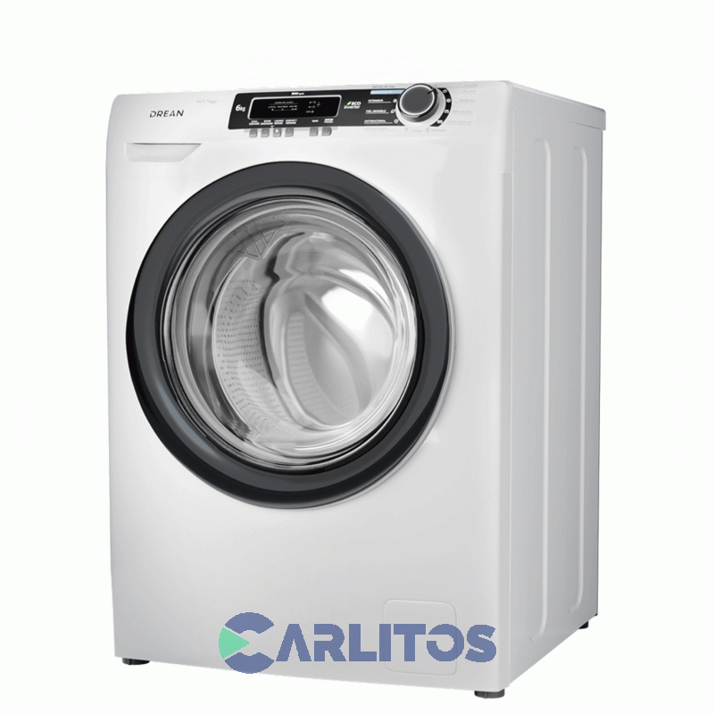 Lavarropa Carga Frontal Drean 6 KG 900 RPM Inverter Blanco Lcfdr0609lb0
