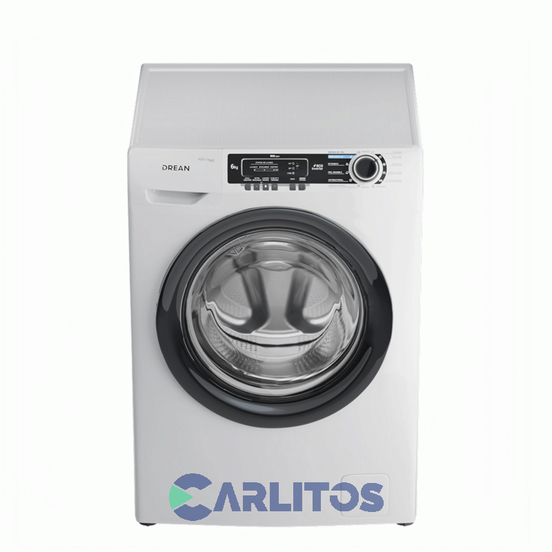 Lavarropa Carga Frontal Drean 6 KG 900 RPM Inverter Blanco Lcfdr0609lb0