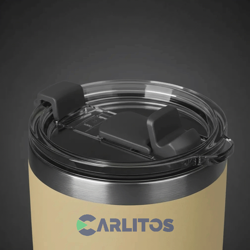 Vaso Con Tapa Waterdog Vitta600yw Amarillo