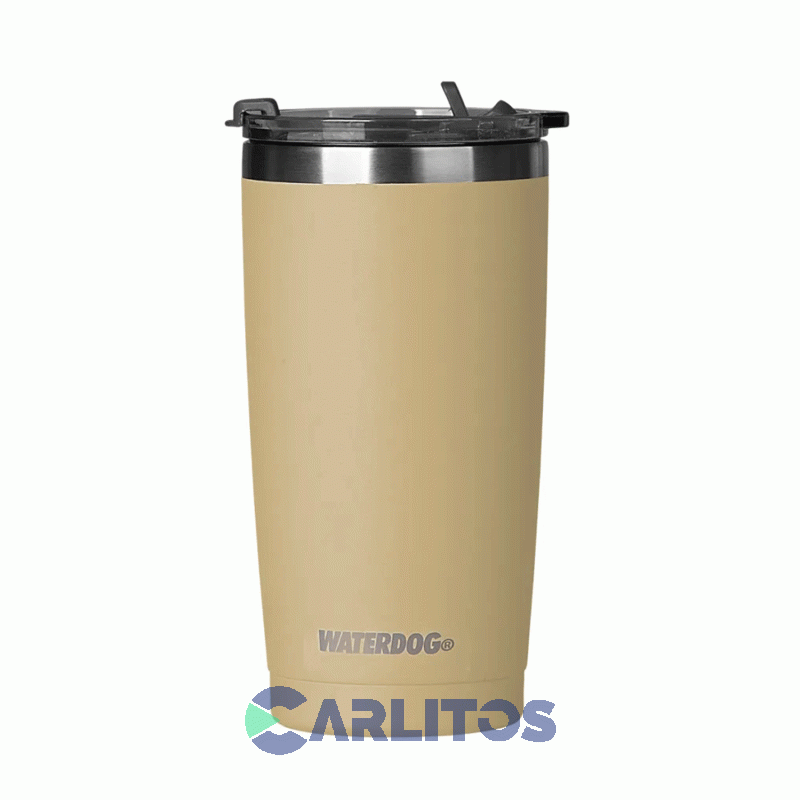 Vaso Con Tapa Waterdog Vitta600yw Amarillo