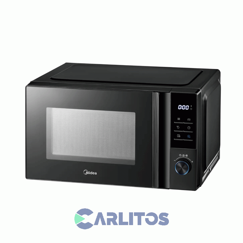 Microondas Con Grill Midea Digital 25 Litros Negro Mw-Dg125bar1