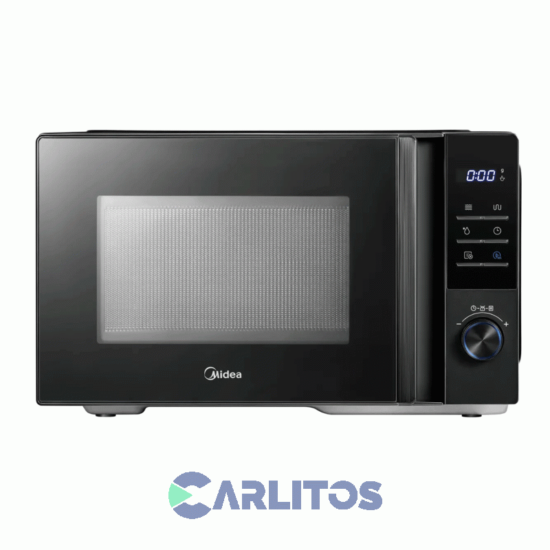 Microondas Con Grill Midea Digital 25 Litros Negro Mw-Dg125bar1
