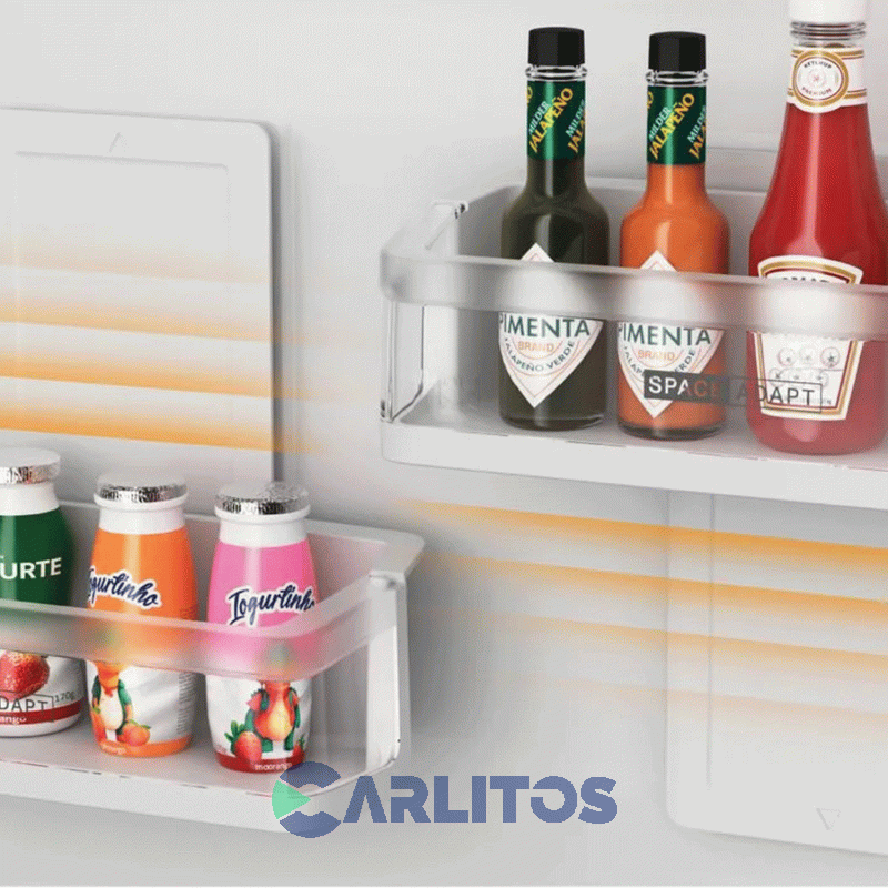 Heladera No Frost Whirlpool Inverter 461 Litros Blanca Wrm56cb