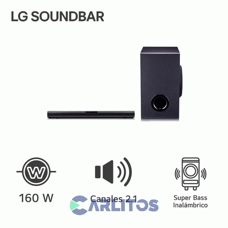 Parlante Barra Lg2.1 Con Bluetooth Sqc1
