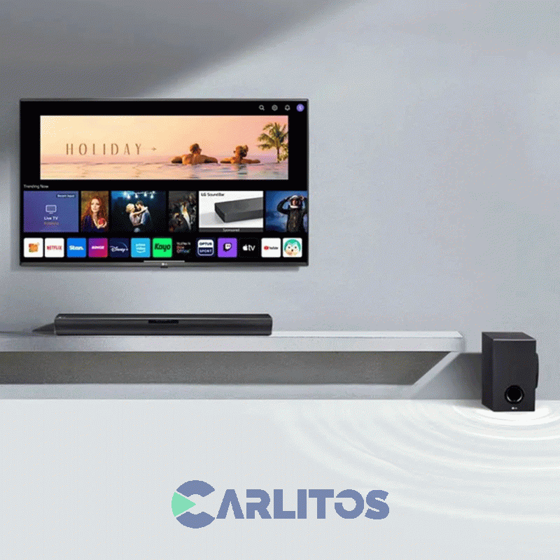 Parlante Barra Lg2.1 Con Bluetooth Sqc1