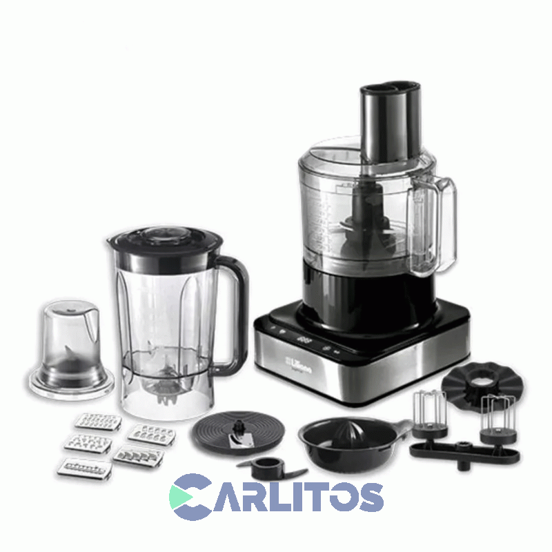Multiprocesadora Liliana Con Licuadora Digital Digipros 1000 Watts Am795