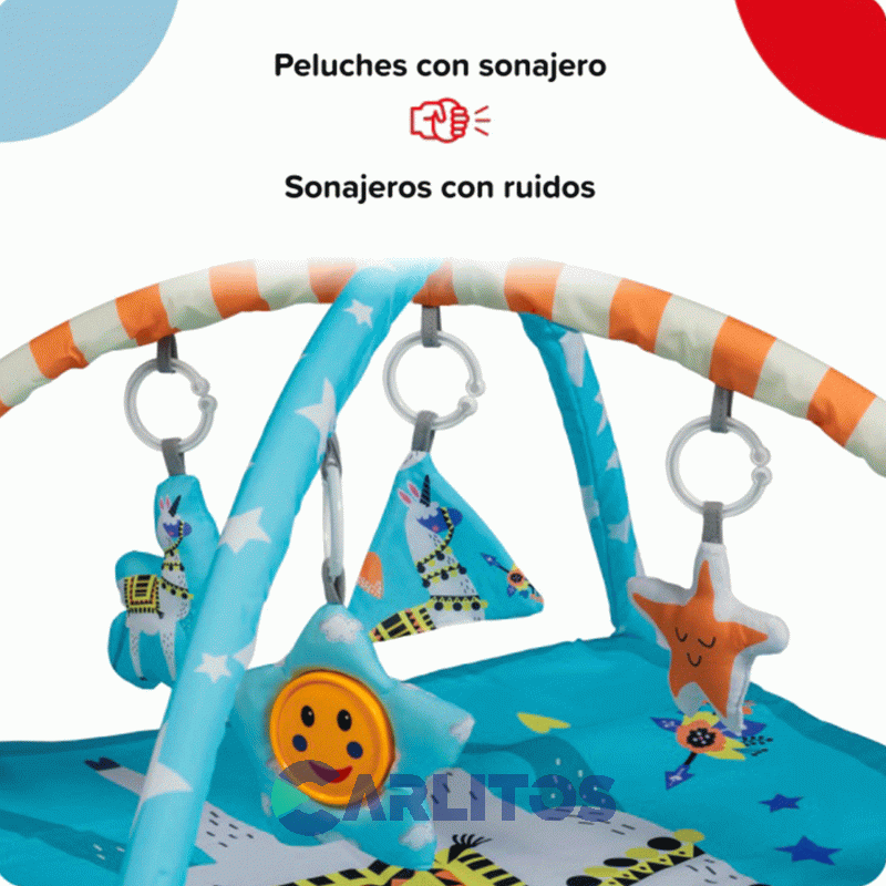 Manta/Gimnasio Bebesit De Actividades Didacticas Cuadrado 5010-Ci Caballo