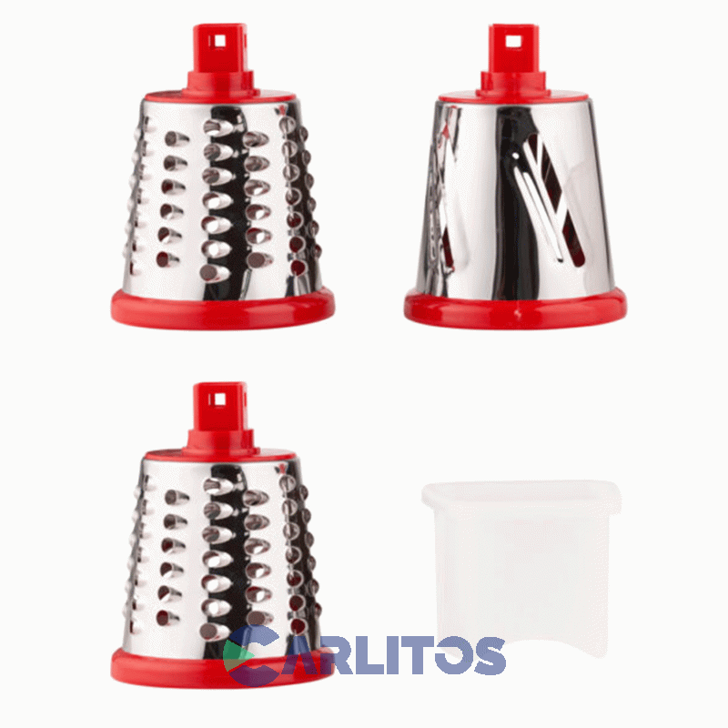Multirallador Manual Kanji Salad Maker Kjh-Saladm01-r Rojo
