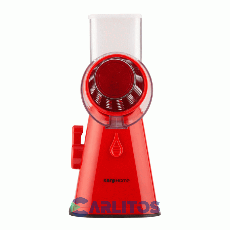Multirallador Manual Kanji Salad Maker Kjh-Saladm01-r Rojo