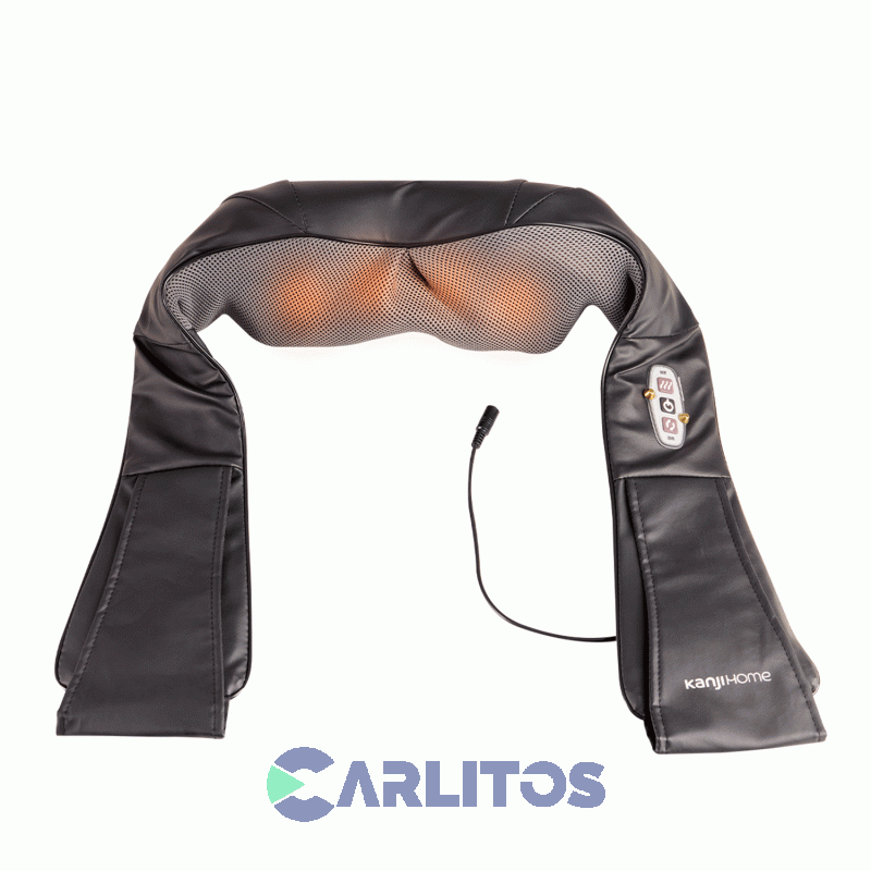 Masajeador Cervical Y Hombros Kanji Con Calor Inalambrico Mp-Neck003